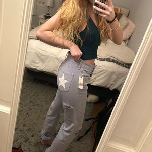 anthropologie painted jeans